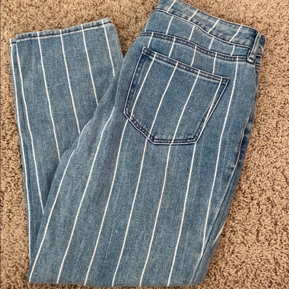 pinstripe pants